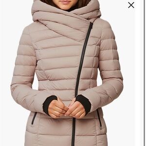 Soia & Kyo Hooded Down Puffer Jacket Large